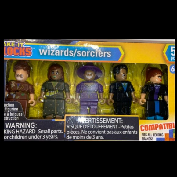 Make It Blocks Wizards Sorcerers 5 Pieces Compatible w/ Leading Toy Brick Brands - Picture 5 of 9